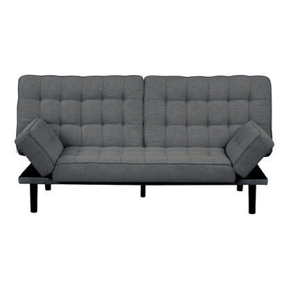 Sunith Wood Frame Fabric Futon Sofa Bed