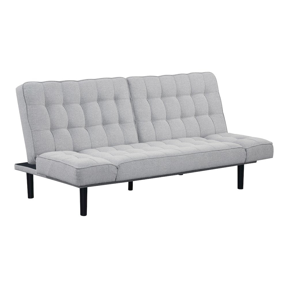 Sunith Wood Frame Fabric Futon Sofa Bed