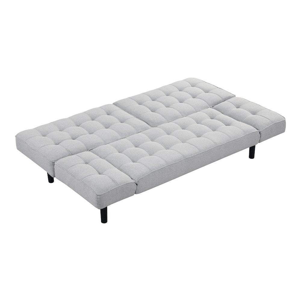 Sunith Wood Frame Fabric Futon Sofa Bed