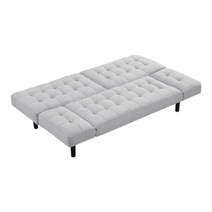 Sunith Wood Frame Fabric Futon Sofa Bed