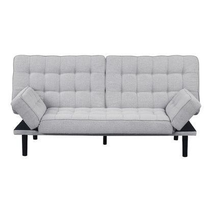 Sunith Wood Frame Fabric Futon Sofa Bed