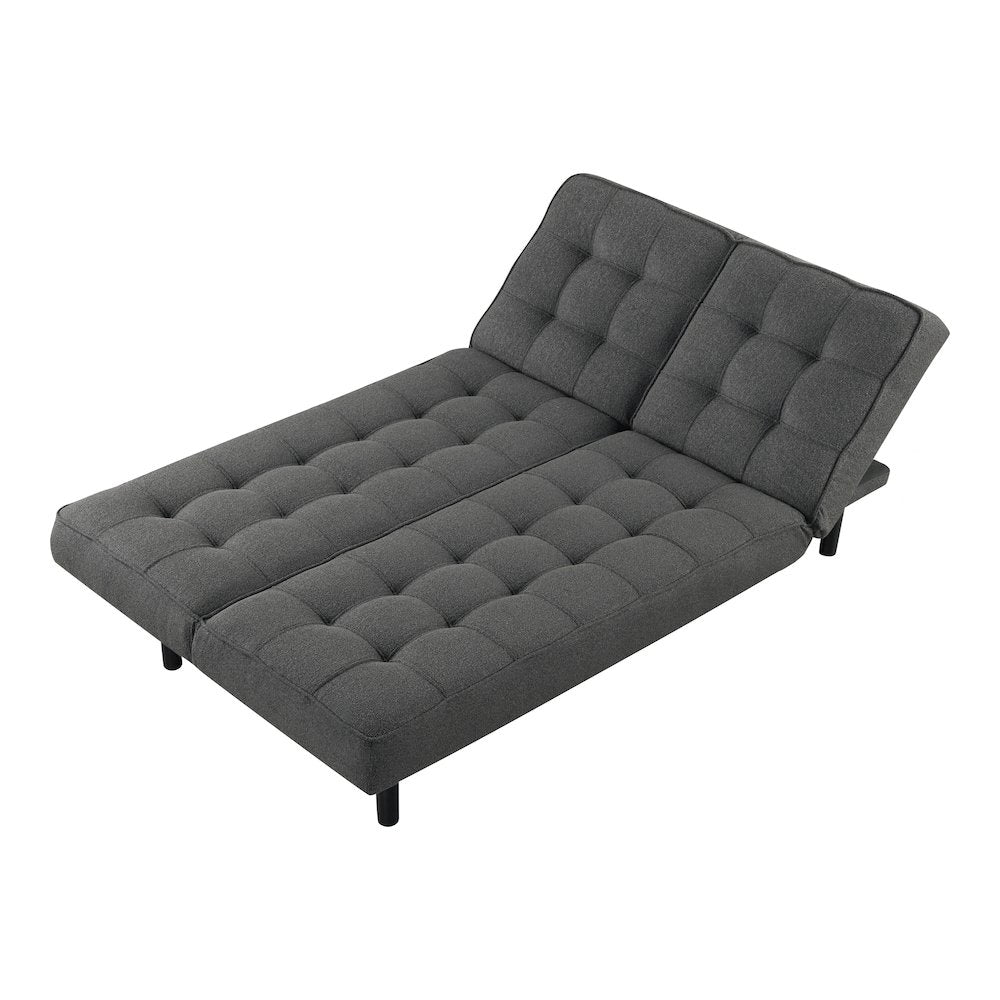 Willen Wood Frame Fabric Futon Sofa Bed