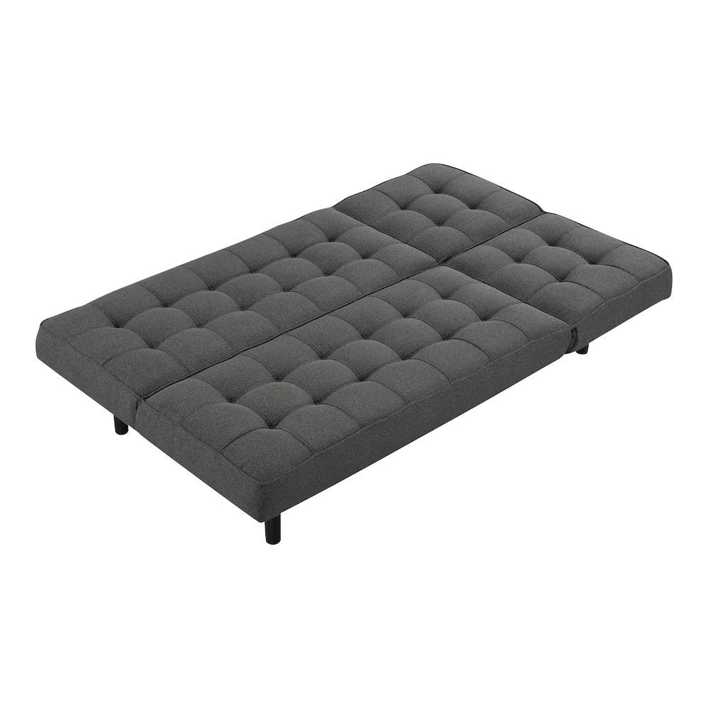 Willen Wood Frame Fabric Futon Sofa Bed