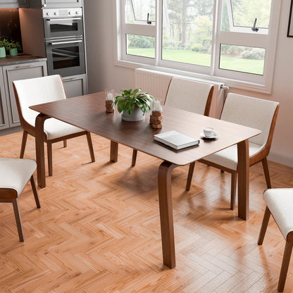Senoil Walnut Solid Wood Dining Table