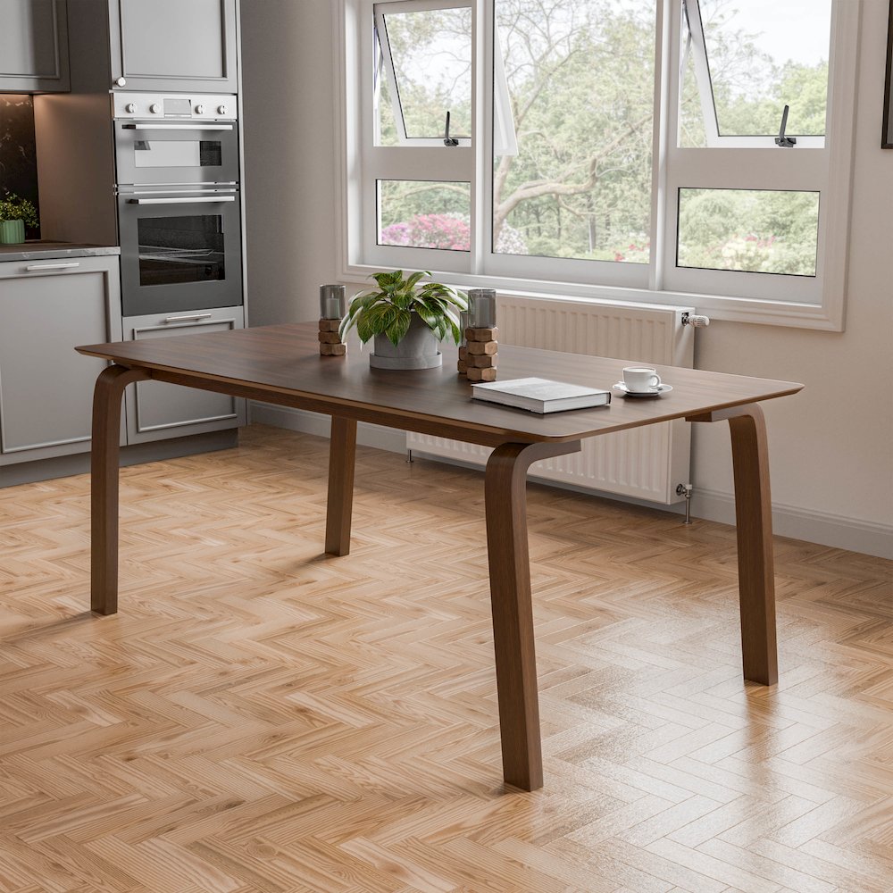 Senoil Walnut Solid Wood Dining Table