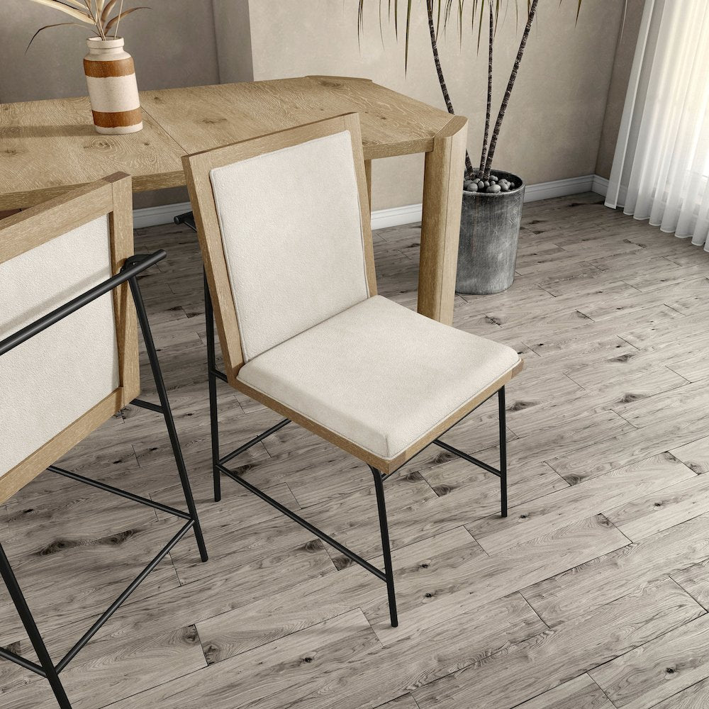 Hallond Solid Wood Dining Chair in Oak (Set of 2)