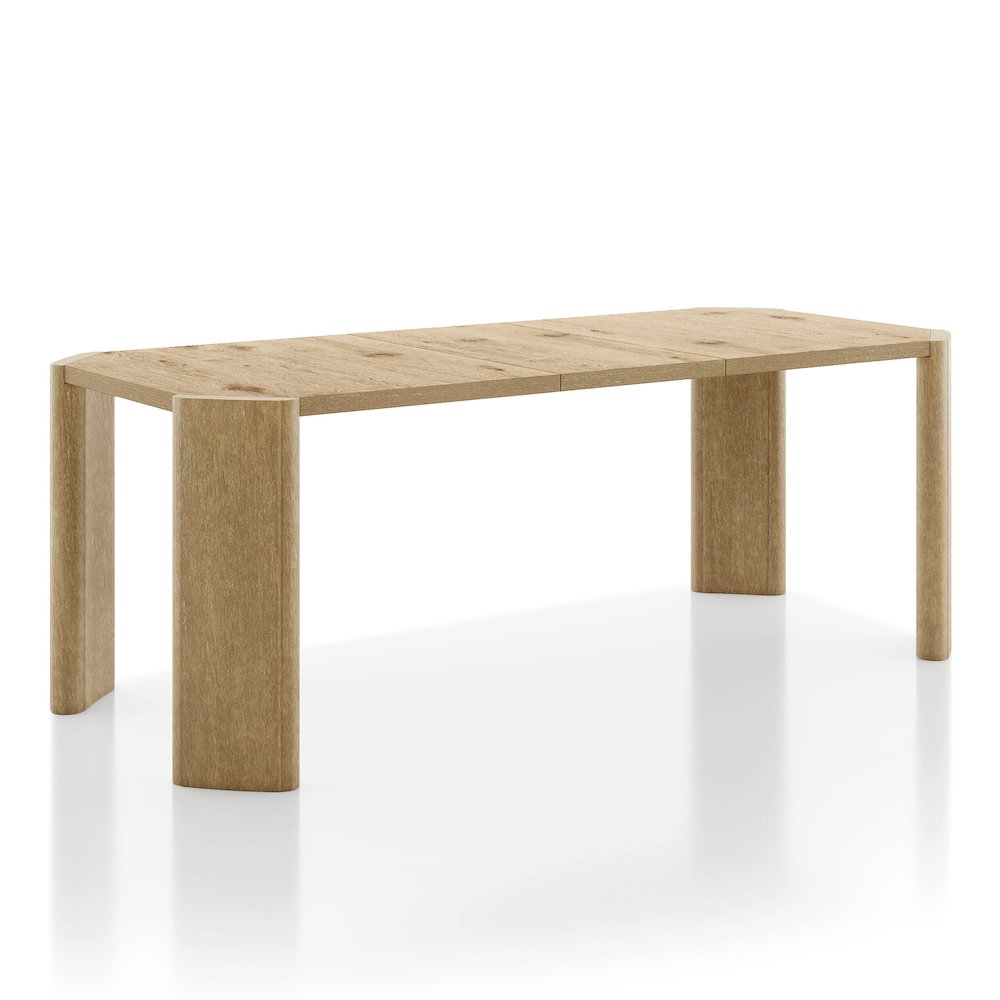 Hallond 5-Piece Solid Wood Dining Table Set in Oak