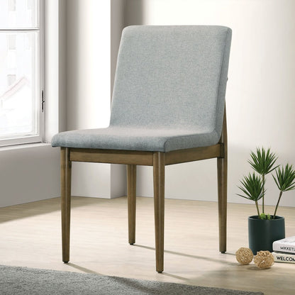 Alto Natural/Light Gray Solid Wood Dining Chairs (Set of 2)