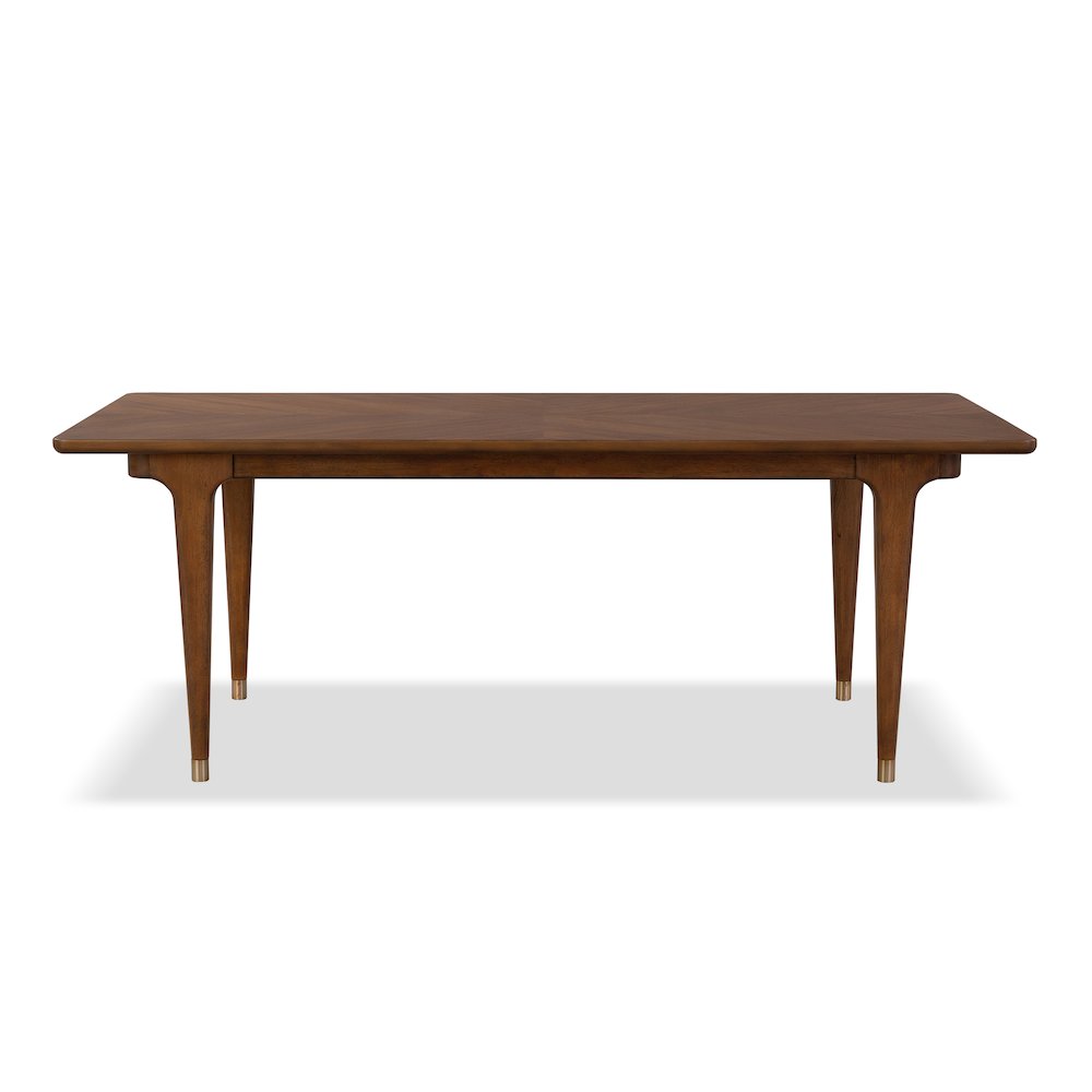 Forma Mid Century Walnut Solid Wood Dining Table