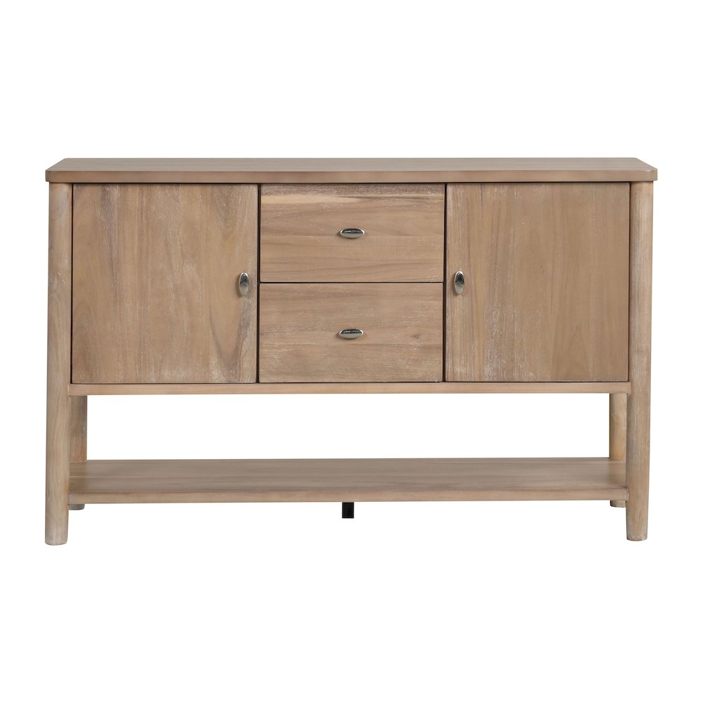 Parpel Transitional Natural 59-inch Wood Server