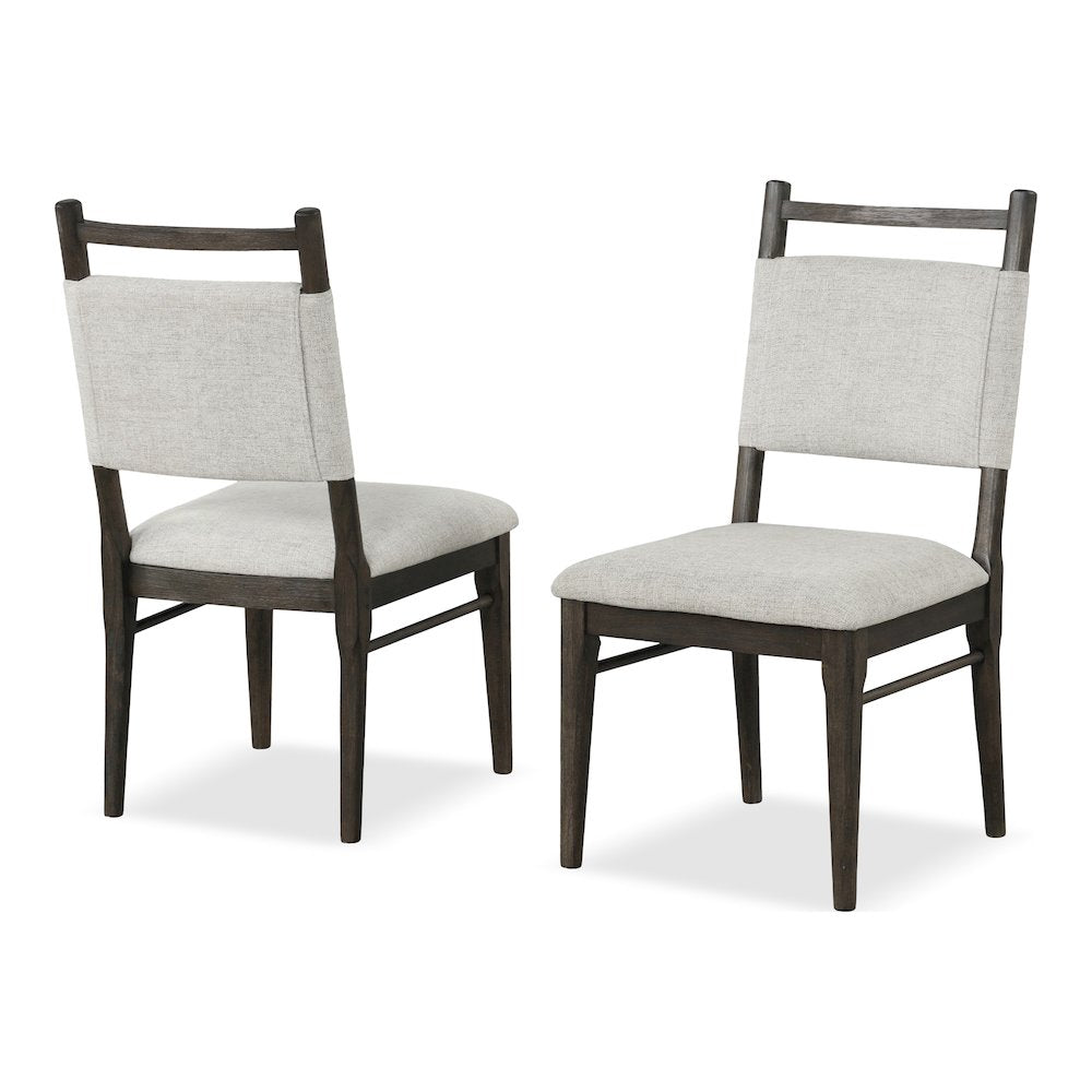 Brands Dark Walnut Solid Wood Padded Side Chair (Set of 2)