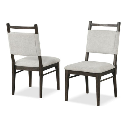 Brands Dark Walnut Solid Wood Padded Side Chair (Set of 2)