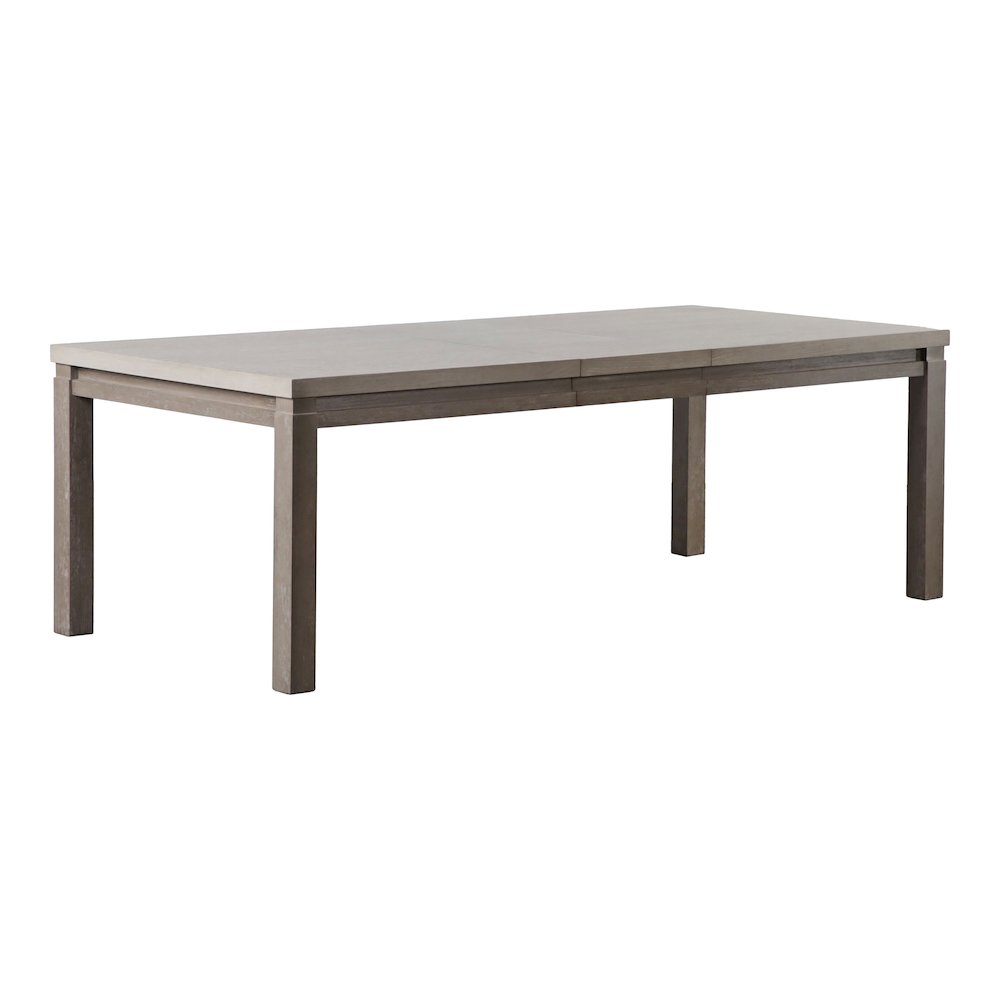 Telli Wood Two-Tone Dining Table in Gray