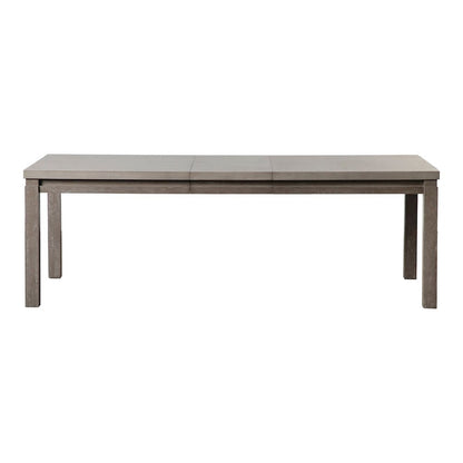 Telli Wood Two-Tone Dining Table in Gray