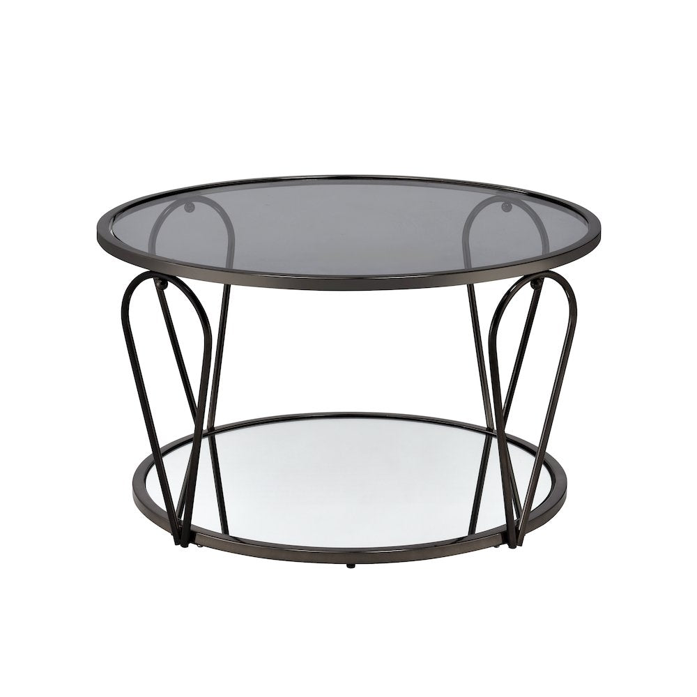 Miffa Contemporary Metal 1-Shelf Coffee Table