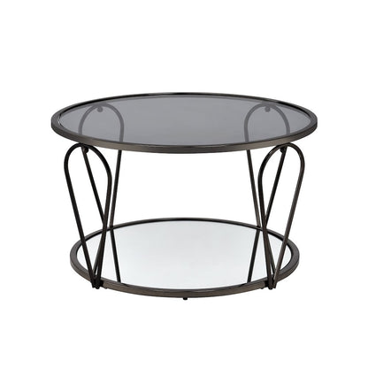 Miffa Contemporary Metal 1-Shelf Coffee Table