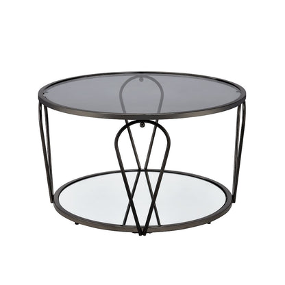Miffa Contemporary Metal 1-Shelf Coffee Table
