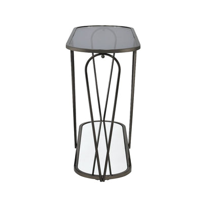 Miffa Contemporary Metal 1-Shelf Console Table