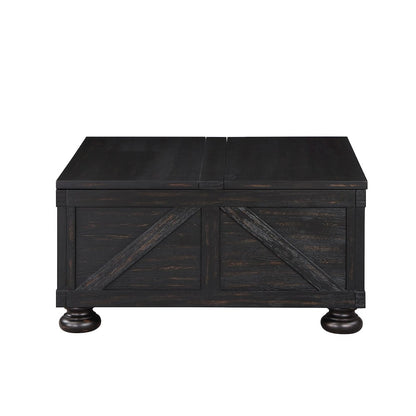Zula Wood Hidden Storage Coffee Table