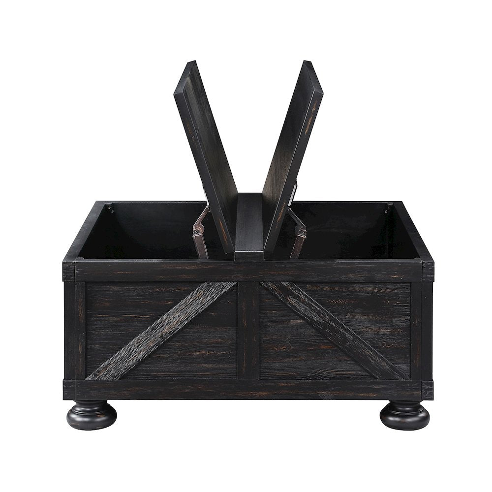 Zula Wood Hidden Storage Coffee Table