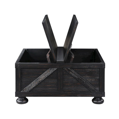 Zula Wood Hidden Storage Coffee Table