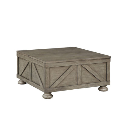 Zula Wood Hidden Storage Coffee Table