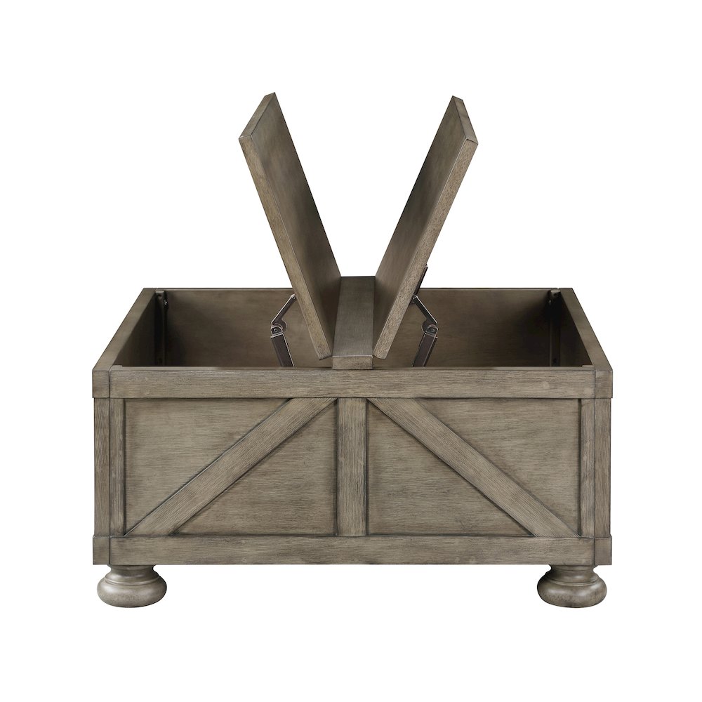 Zula Wood Hidden Storage Coffee Table