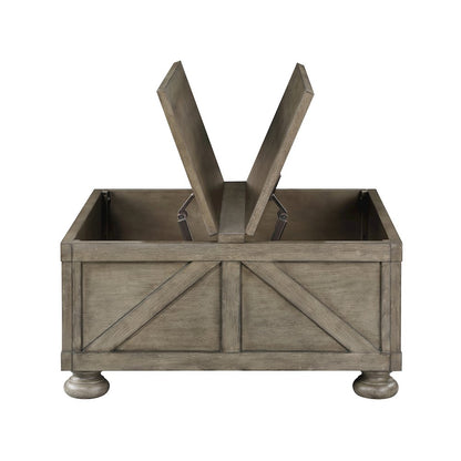 Zula Wood Hidden Storage Coffee Table