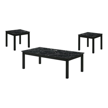 Isime Wood 3-Piece Coffee Table Set