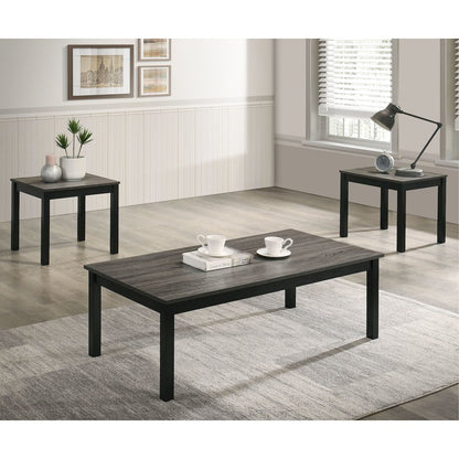 Isime Wood 3-Piece Coffee Table Set