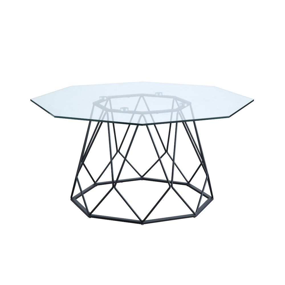Growder Contemporary Glass Top Coffee Table
