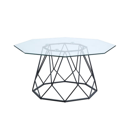 Growder Contemporary Glass Top Coffee Table