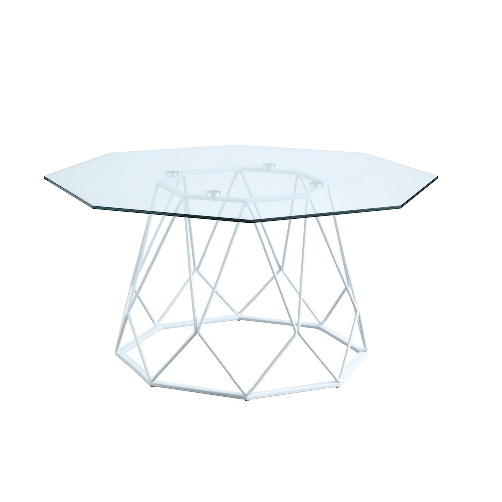 Growder Contemporary Glass Top Coffee Table