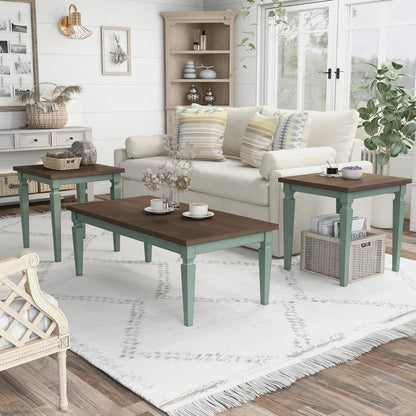 Condway Wood 3-Piece Coffee Table Set