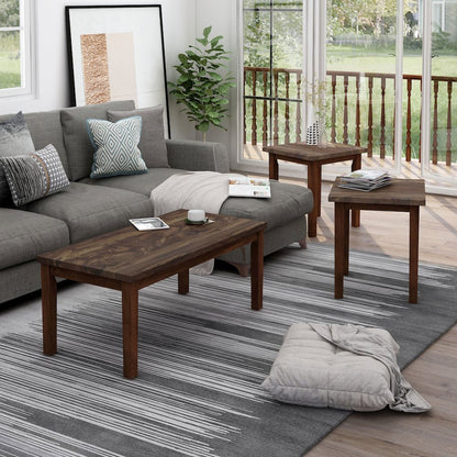 Korlyn Wood 3-Piece Coffee Table Set