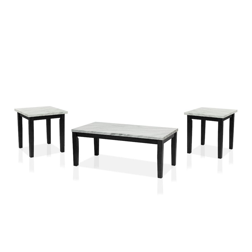 Korlyn Wood 3-Piece Coffee Table Set
