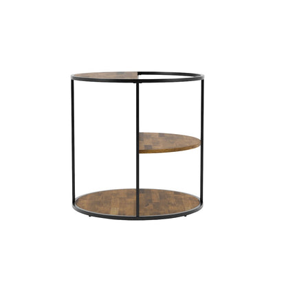 Marquesa Contemporary Wood Round End Table
