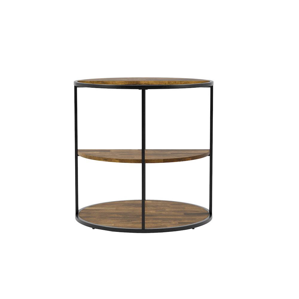 Marquesa Contemporary Wood Round End Table