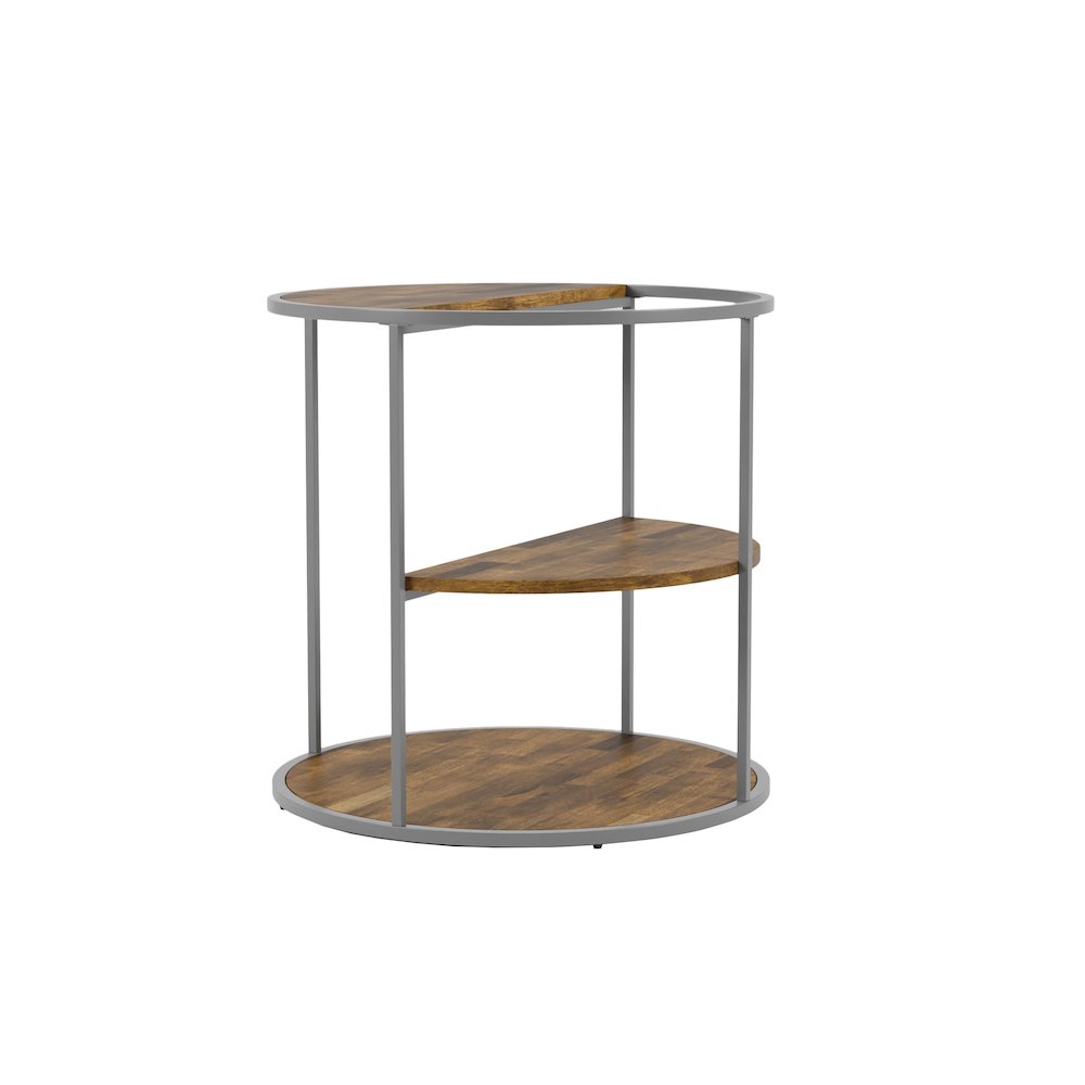 Marquesa Contemporary Wood Round End Table