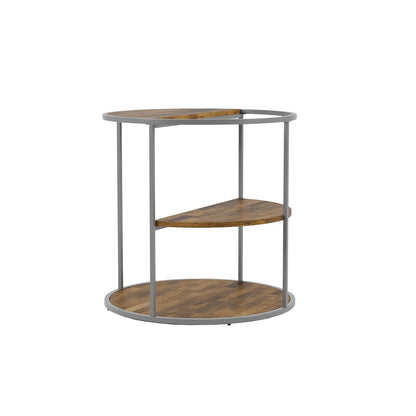 Marquesa Contemporary Wood Round End Table
