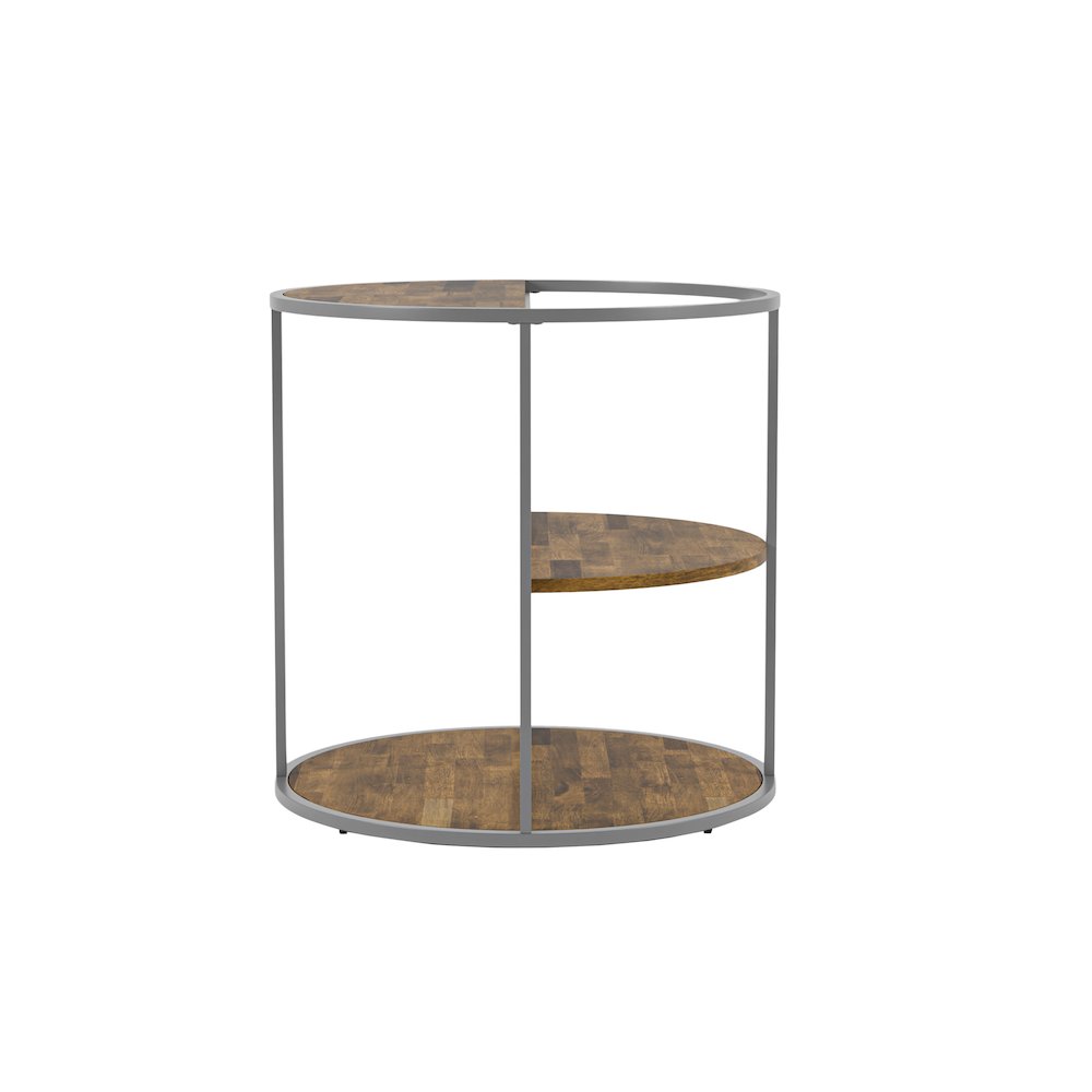 Marquesa Contemporary Wood Round End Table
