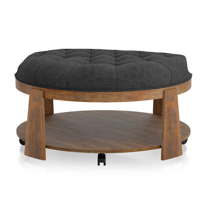 Scandi Wood Round Coffee Table