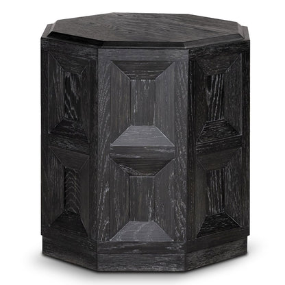 Ulan Modern Solid Wood Octagon End Table