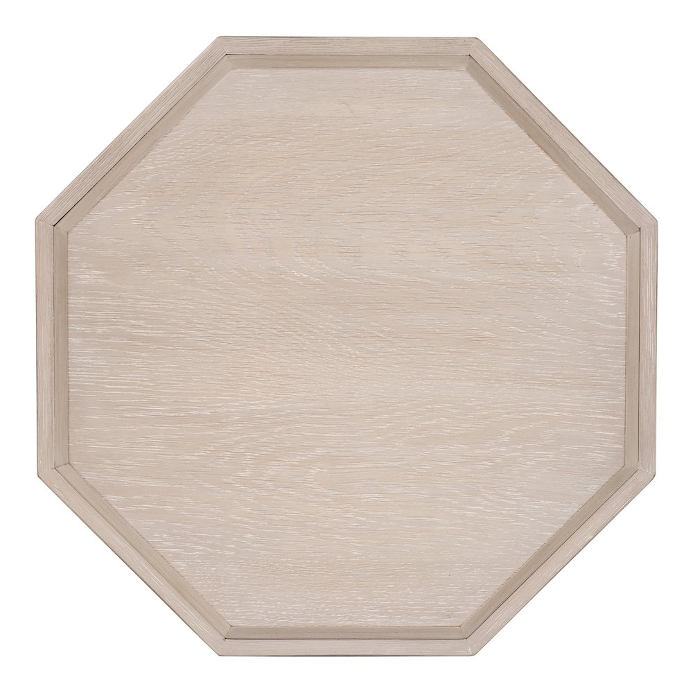 Ulan Modern Solid Wood Octagon End Table