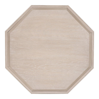 Ulan Modern Solid Wood Octagon End Table