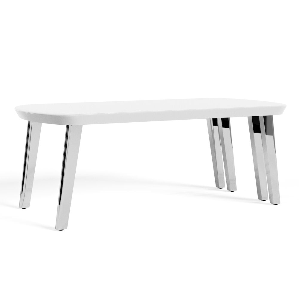 Jax Wood Nesting Coffee Table in White and Black