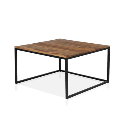 Druze Wood 2-Piece Nesting Table Set in Natural Oak