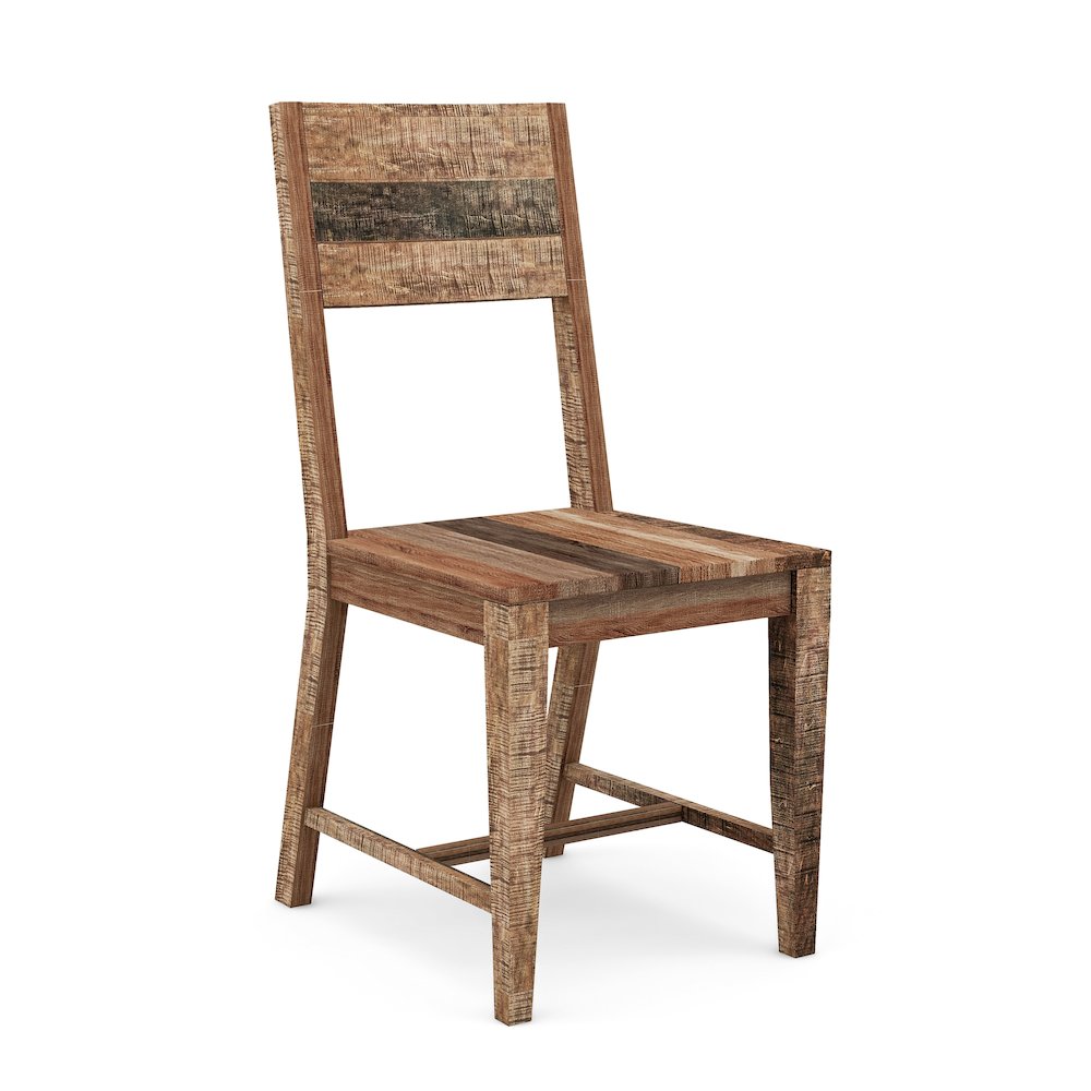 Pluto Solid Wood Dining Chair in Natural Tone (Set of 2)