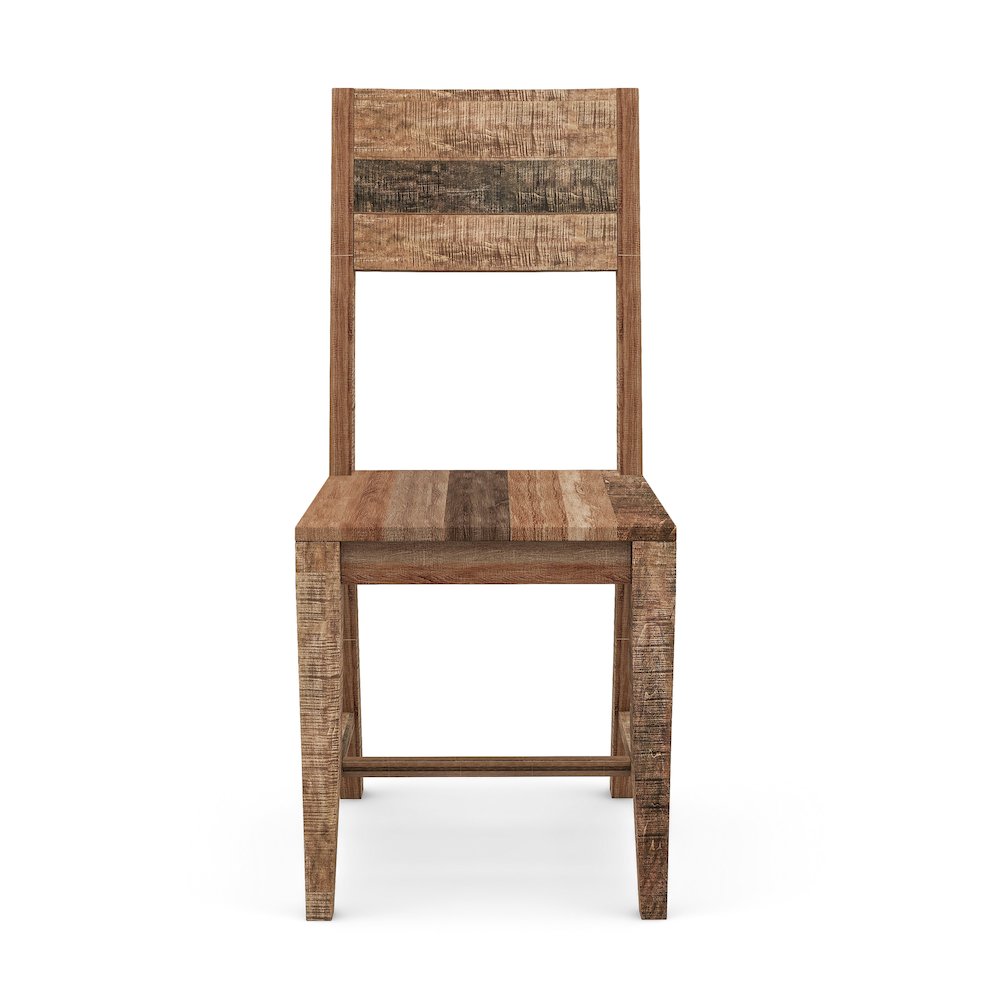 Pluto Solid Wood Dining Chair in Natural Tone (Set of 2)