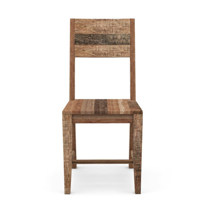 Pluto Solid Wood Dining Chair in Natural Tone (Set of 2)